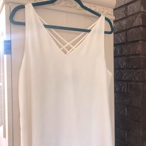 EXPRESS Criss Cross Back Top